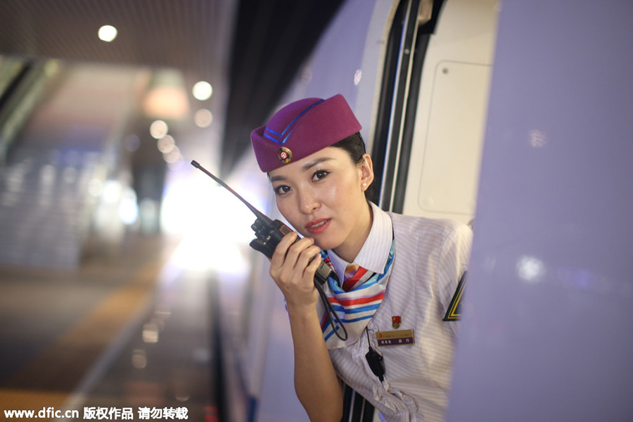 A train attendant's work and life