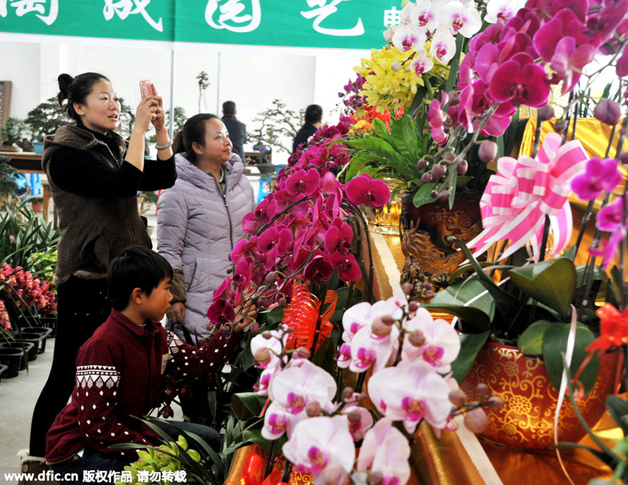 People prepare for Chinese New Year