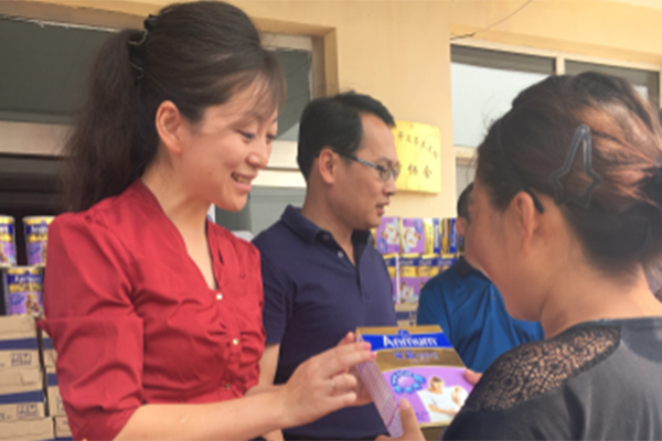 Caring for nutrition and health in rural China and actively performing corporate social responsibility
