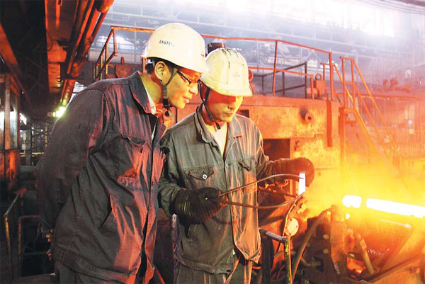 China's steel sector back in the black