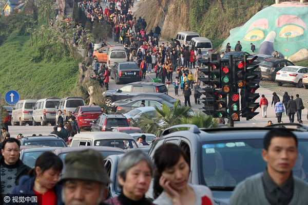 China's top 10 traffic-clogged cities so far this year