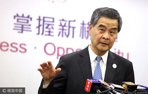 HK's chief: City to play pivotal role in ODI flows through B&R