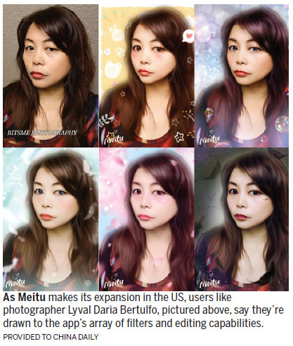 China's Meitu app getting in more faces