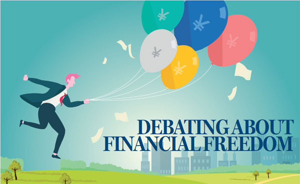 Debating about financial freedom