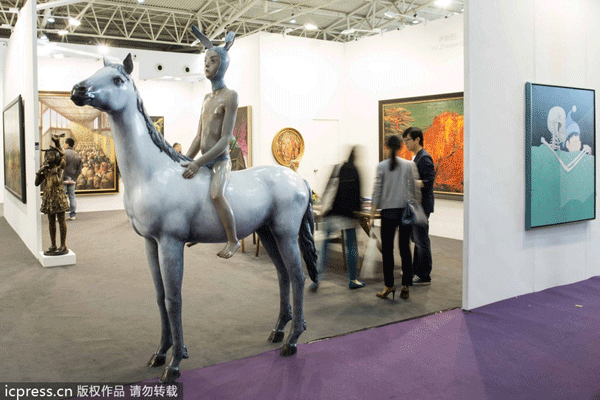 Snapshot of China as Beijing art expo opens