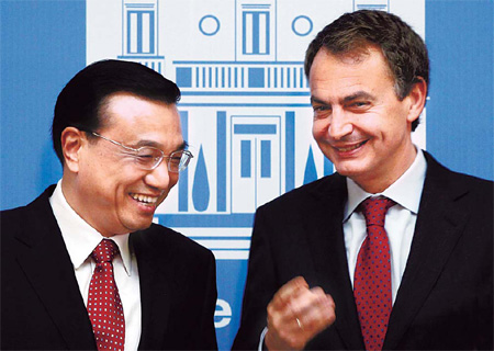 China signs $7.5b deals with Spain