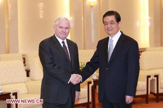 Hu urges deeper trust between Sino-US militaries