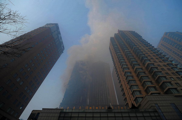 Fire at five-star hotel in Shenyang