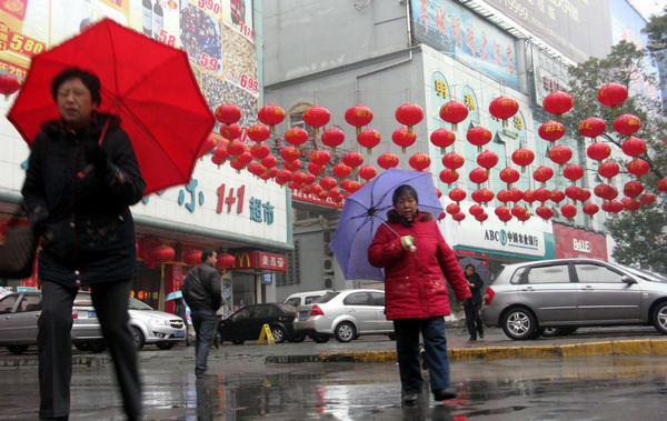 Most of China witness temperature drop