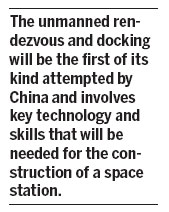 China fired-up about manned space station