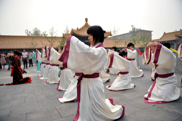 Coming-of-age ceremony for high school grads