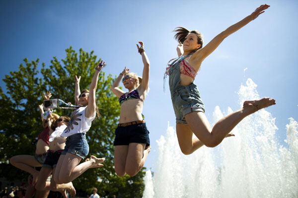 2011 world gymnaestrada in Lausanne