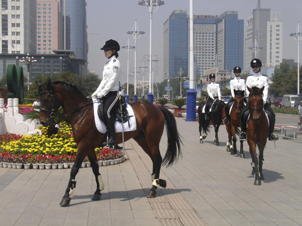 New police squad starts patrol on horseback