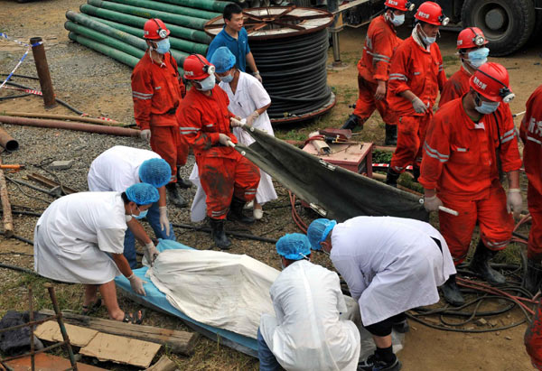 Two bodies found in flooded iron ore mine in E China