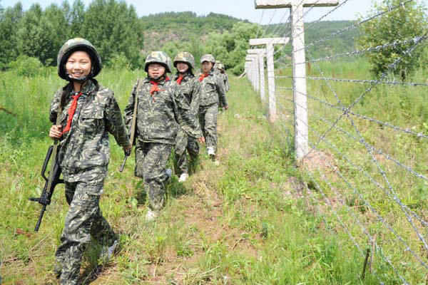 Young campers get taste of military life
