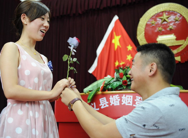 China's romantic day: Time to find your other half