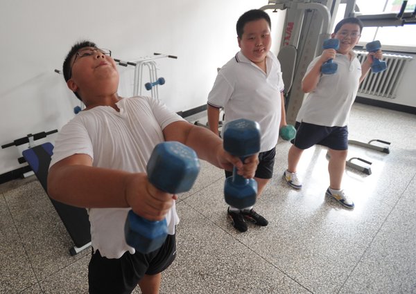 Children learn to lose weight army-style