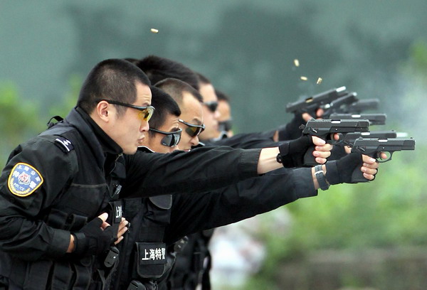 Shanghai stages largest anti-terror drill