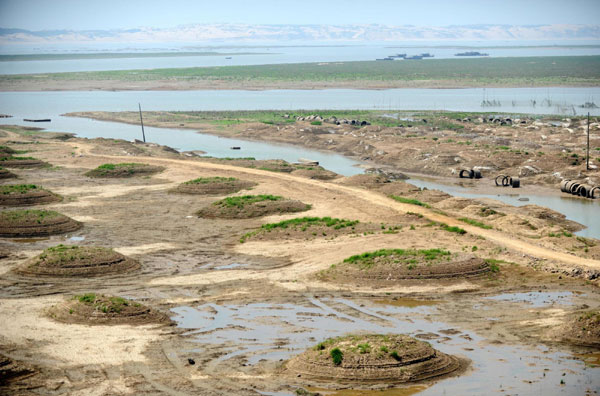 China's largest freshwater lake shrinking