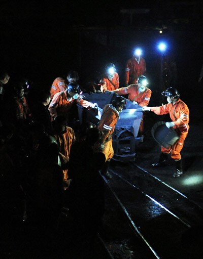 Rescue underway for 23 trapped miners