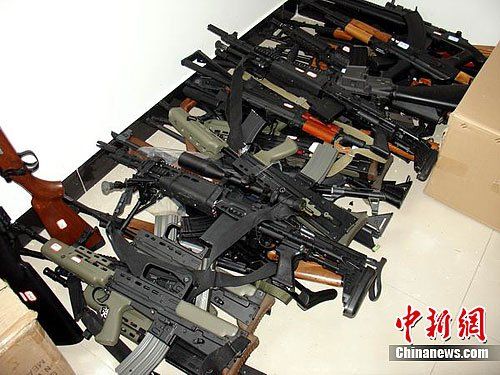 Police seize 1,612 guns, arrest 84