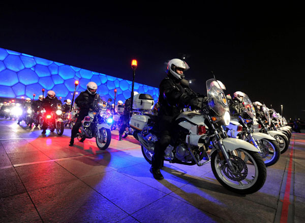 500 new police motorcycles to guard Beijing