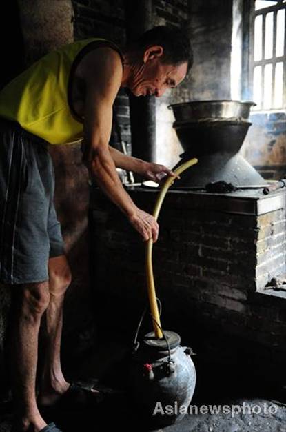 Traditional rice wine-making no successors?