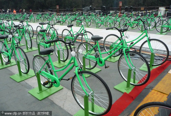 Bicycles to help bring in green new year