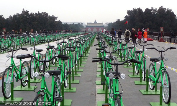 Bicycles to help bring in green new year