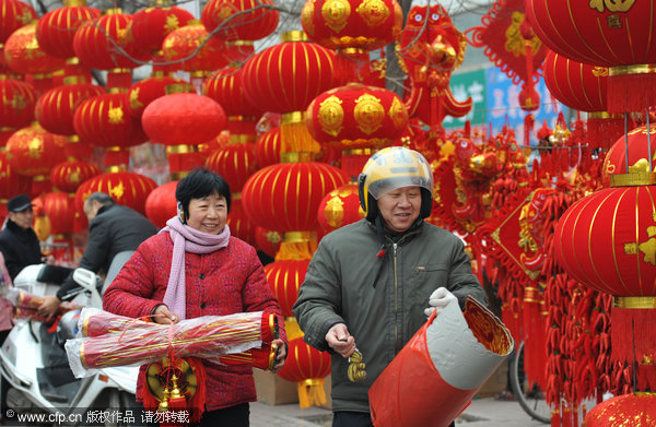Warming up for Spring Festival celebrations