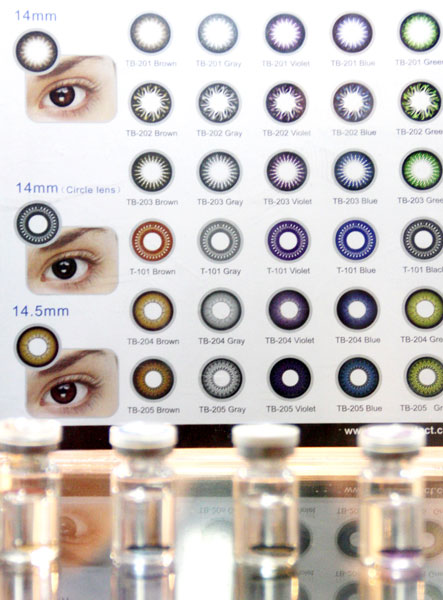 Many blind to the risks of contact lenses