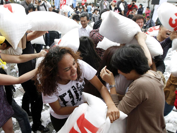 International Pillow Fight Day