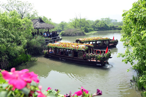 Flowers festival in E China
