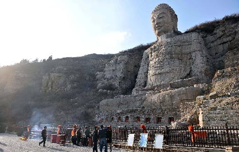 Millions allocated to protect Buddha statue