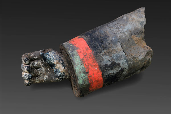 Unearthing warriors' colorful past