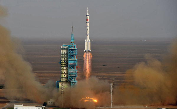 China launches spaceship with first female astronaut