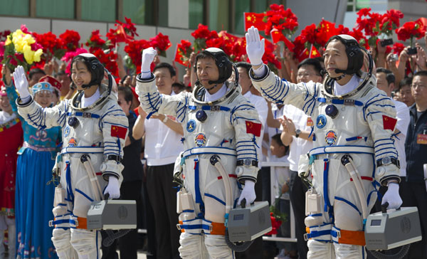 China sends first female astronaut into space