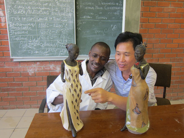 Artist recalls teaching ceramics in Lesotho