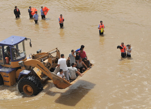 NE China floods in typhoon's wake