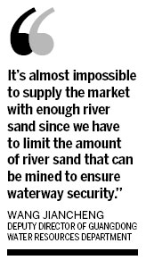 Crackdown planned on illegal river sand mining