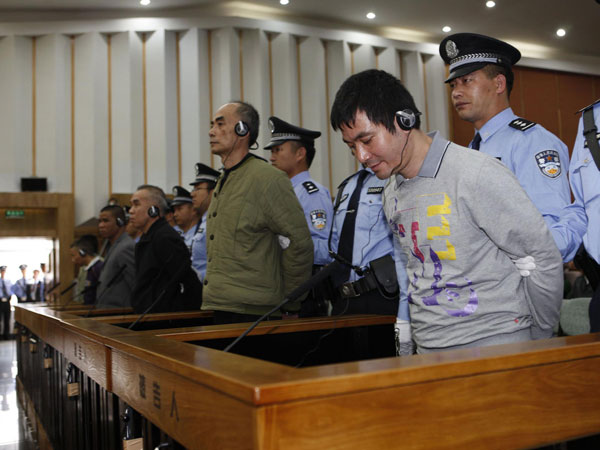 Four in Mekong River attack sentenced to death