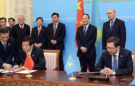 China, Kazakhstan vow closer cooperation