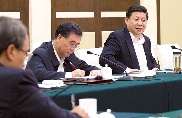Xi's visit signals reform support