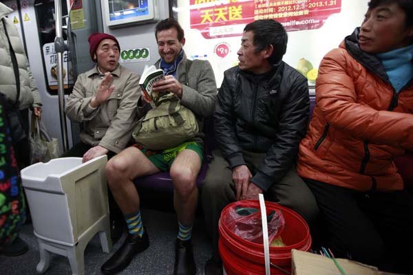 Photos: No Pants Subway Ride