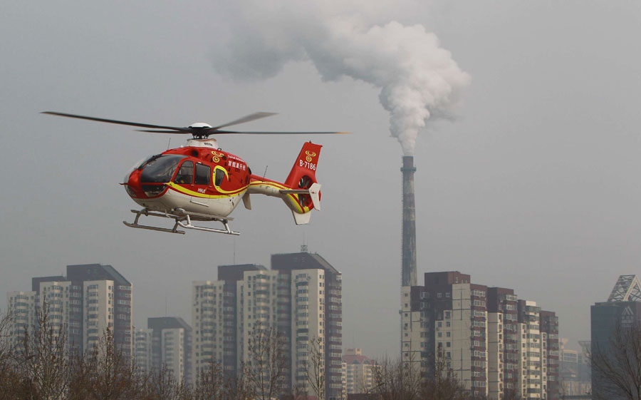 China expands use of civilian helicopters