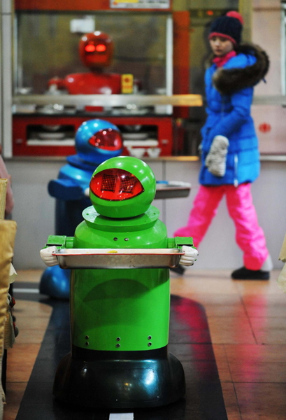 Robots enter catering industry