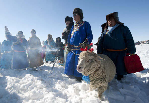 Livestock festival in North China