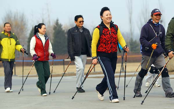 Walking their way to health