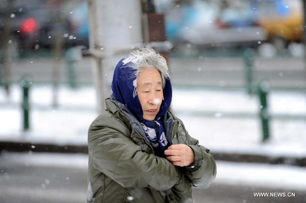 More areas see temperature drops in China
