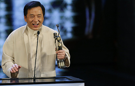 Jackie Chan repeats property pledge
